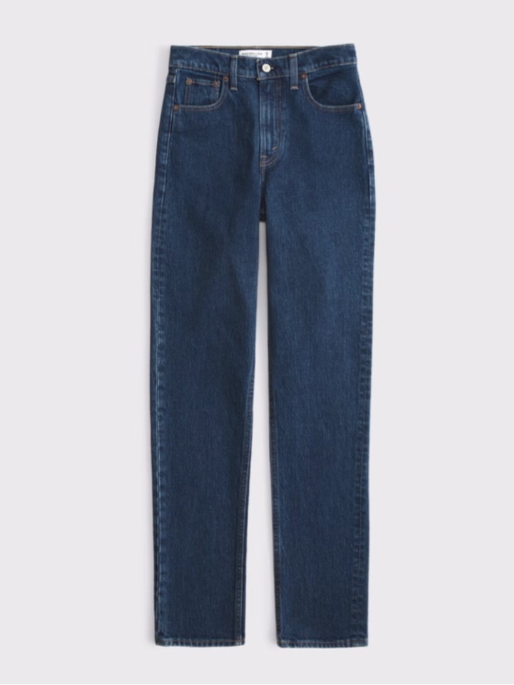 NWT Abercrombie Ultra High Rise 90s Straight Jean Dark Marble 28 LONG